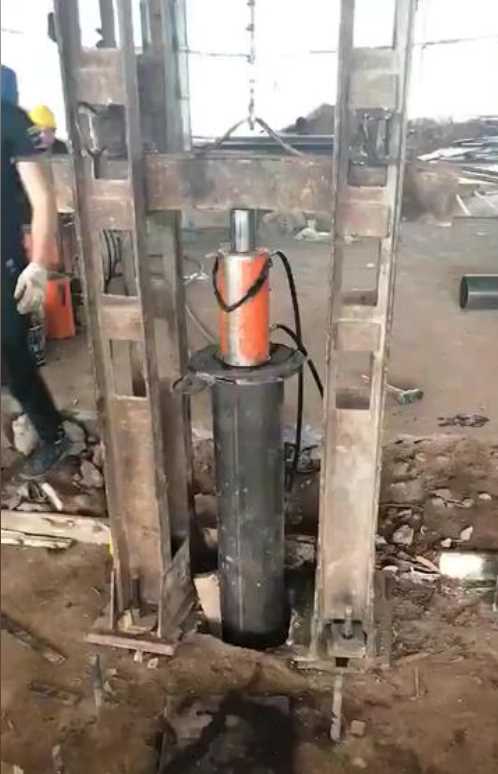 保定望都县钢管桩加固
